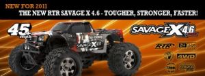 RTR SAVAGE X 4.6 with 2.4GHz. NITRO GT-3 TRUCK HPI