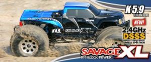 RTR SAVAGE XL 5.9 WITH 2.4GHz AND GIGANTE TRUCK HPI