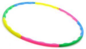 Kolorowe Koło Hula Hoop - Składane 8 Elementów