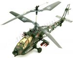 WOJSKOWY APACHE 4CH Helikopter bojowy RC (40cm, wierne odwzorowanie, zasięg 200m)