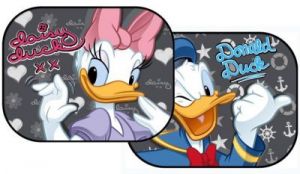 Zasłonki Samochodowe Boczne - Kaczor Donald I Daisy