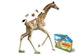 Puzzle i am lil\' - giraffe - żyrafa
