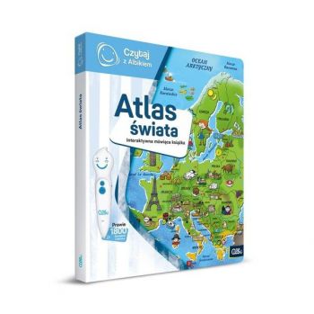 Książka atlas świata - czytaj z albikiem