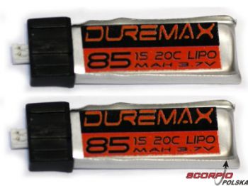 DUREMAX Power LiPol 3.7V 85mAh 20C (2)