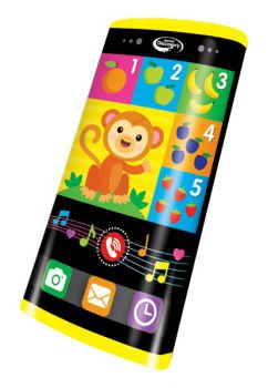 Smartfon nauka z małpką, telefonik dla dzieci dumel
