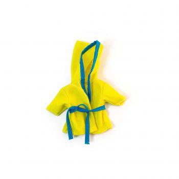 Ubranko dla lalki 21 cm żółty szlafrok