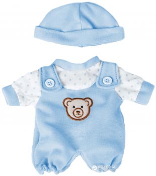 Ubranka dla lalek 21 cm - niebieski śpioszek dla małej lalki