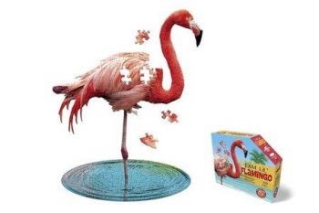 Puzzle i am lil\' - flamingo - flaming