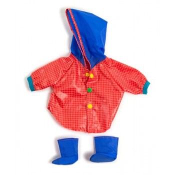 Ubranko dla lalki 40 cm kurtka deszczowa i buty