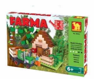 KLOCKI FARMA 28502 Dom z traktorem - 210 elementów