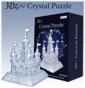 Puzzle 3D - Krystaliczny Zamek - 105 elementów