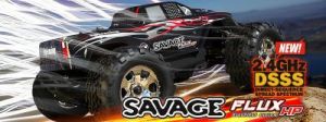 RTR SAVAGE FLUX HP WITH 2.4GHz & GT-2 TRUCK BODY HPI