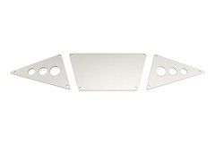 Front Skid Plates - Tube Style Bumber - Silver Aluminum