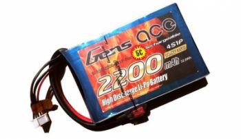 2200mAh 14.8V 35C Flat Pack Gens Ace