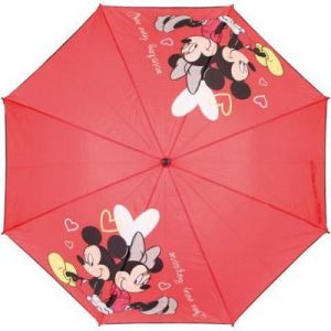 Parasol automatyczny dla dzieci Myszka Minnie Czerwony - Disney