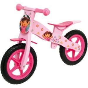 Drewniany rowerek biegowy Dora - Disney